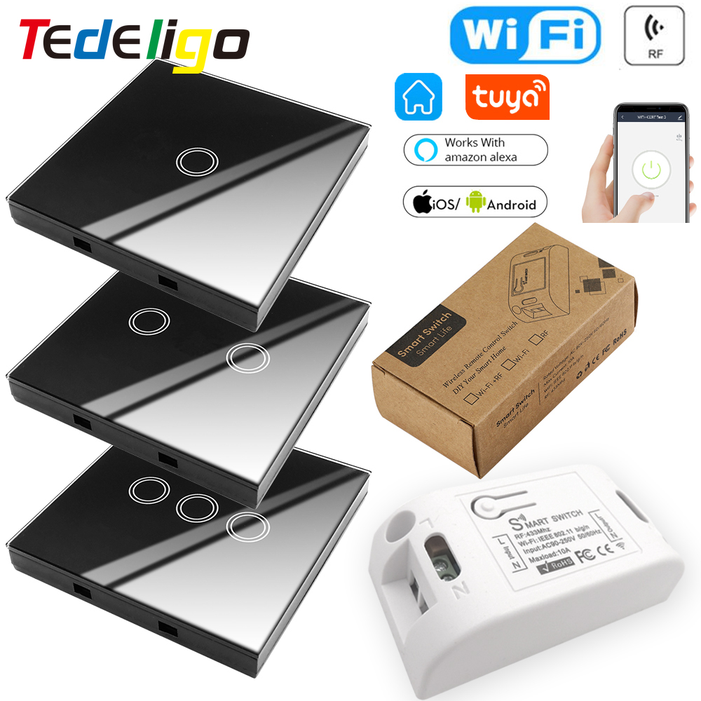 Relay Module 1 Channel - Tuya Smart APP WiFi Touch Wall
