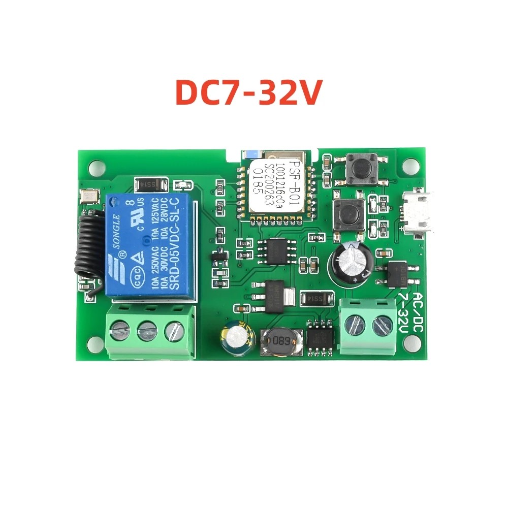 Ewelink AC/DC 5V 7V-32V 1 Chan - Relay Module 1 Channel 评论和价格