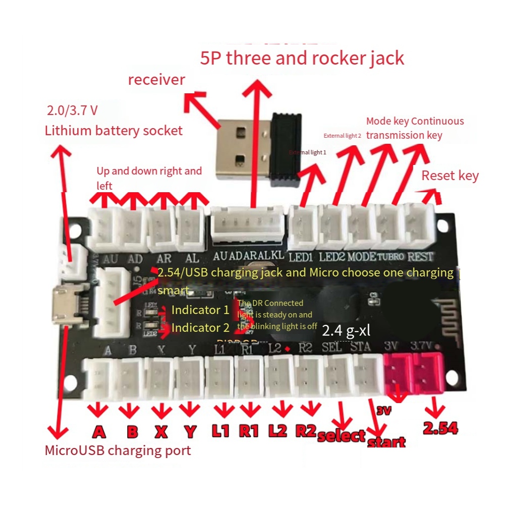 L77A 2.4G Wireless Zero Delay  - Joystick Module 评论和价格