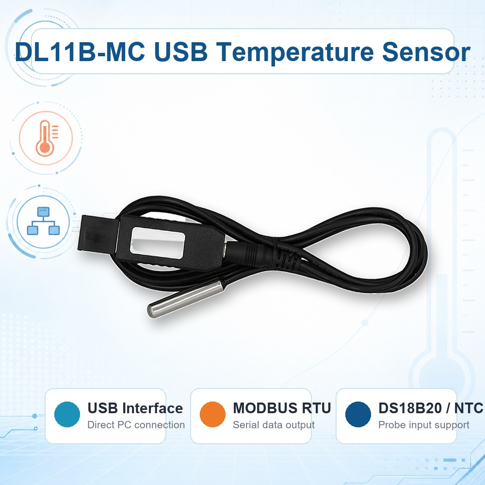 1PCS DL11B-MC USB Temperature  - Ds18B20 评论和价格
