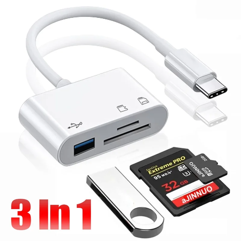 3 In 1 Type-c To USB C A OTG A - Sd Card Module 评论和价格