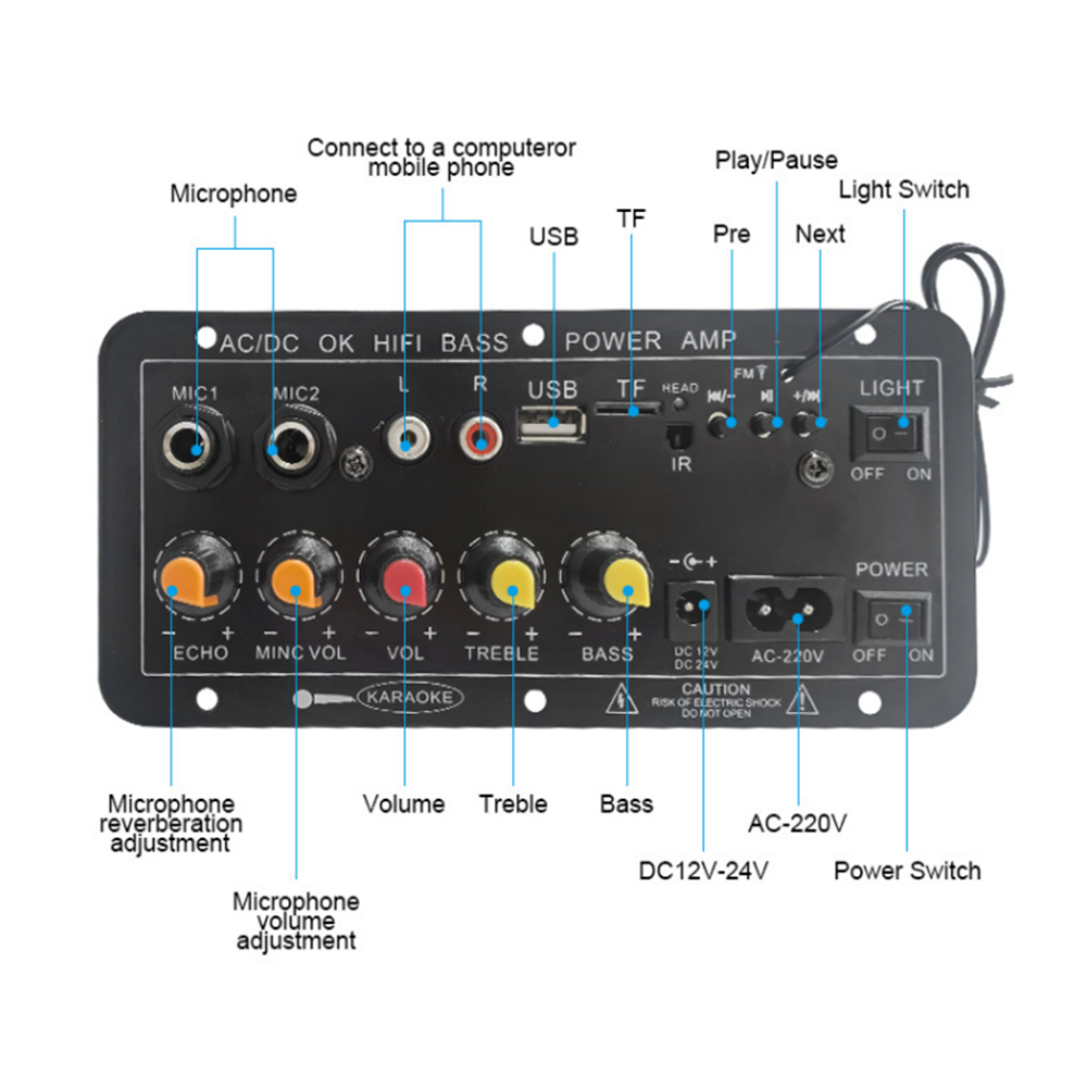 D10 Digital Bluetooth Amplifie - Microphone Module 评论和价格