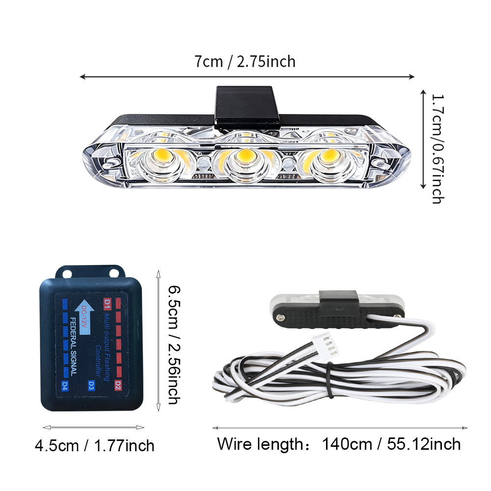  3LED 8 Modules Car Grille Fl - Joystick Module 评论和价格