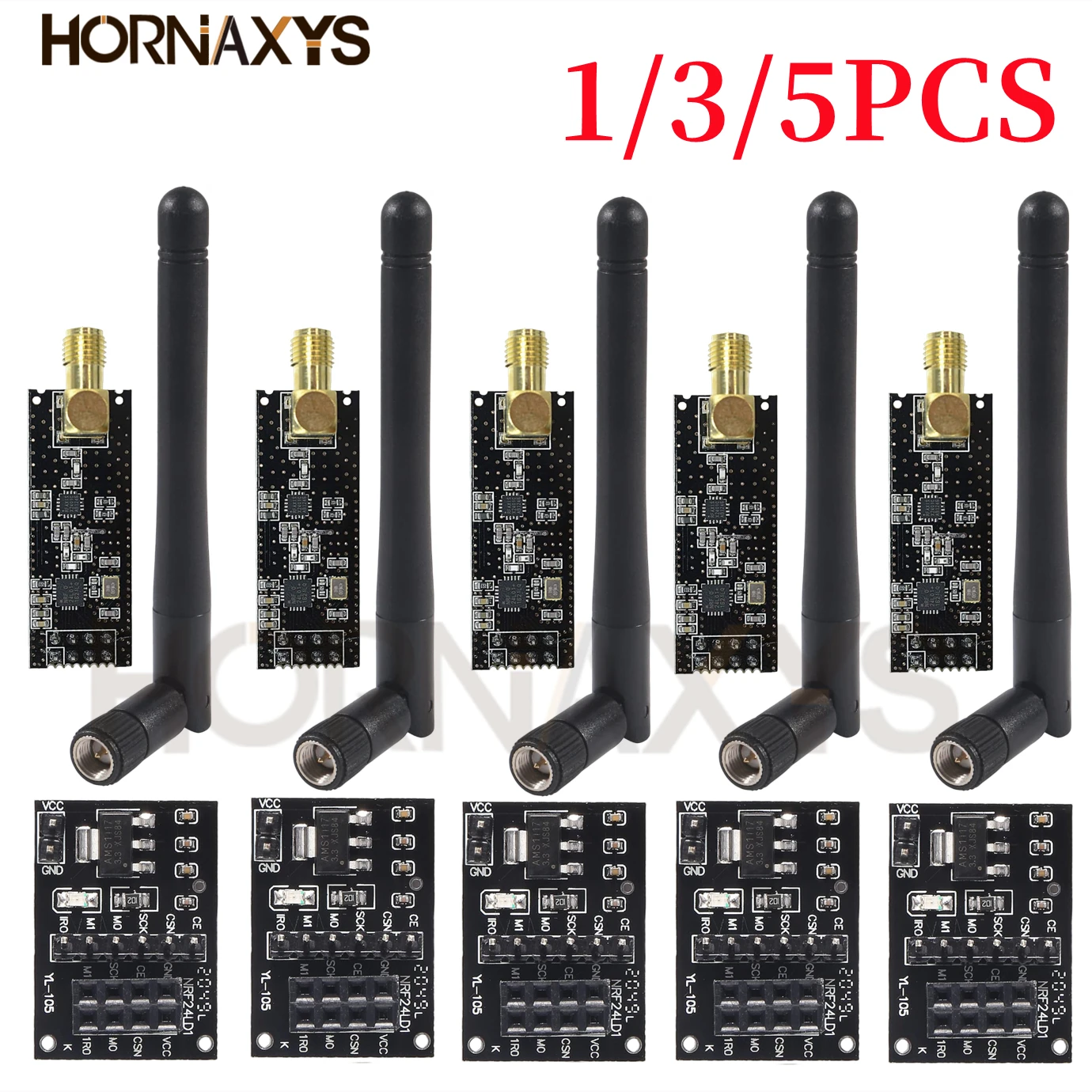 5 Uds NRF24L01 + PA + LNA Tran - Nrf24L01 评论和价格
